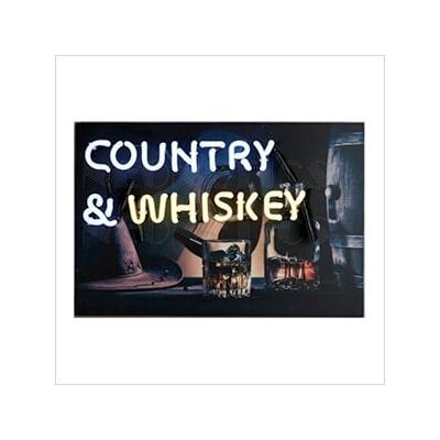 Neonetics Country and Whiskey 18-Inch Neon Sign