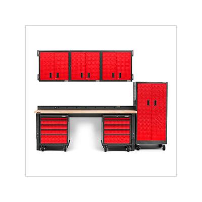 Gladiator GarageWorks Premier 13-Piece Red Garage Cabinet System