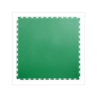 Lock-Tile 7mm Green PVC Smooth Tile (50 Pack)