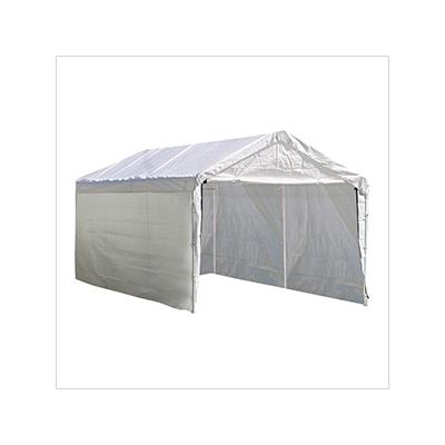 ShelterLogic 10x20 Canopy Enclosure Kit for 2" Frame (White Cover)