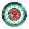 Neonetics 15-Inch Coca-Cola Evergreen Neon Clock
