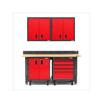 Gladiator Premier 6-Piece Red Garage Cabinet Set