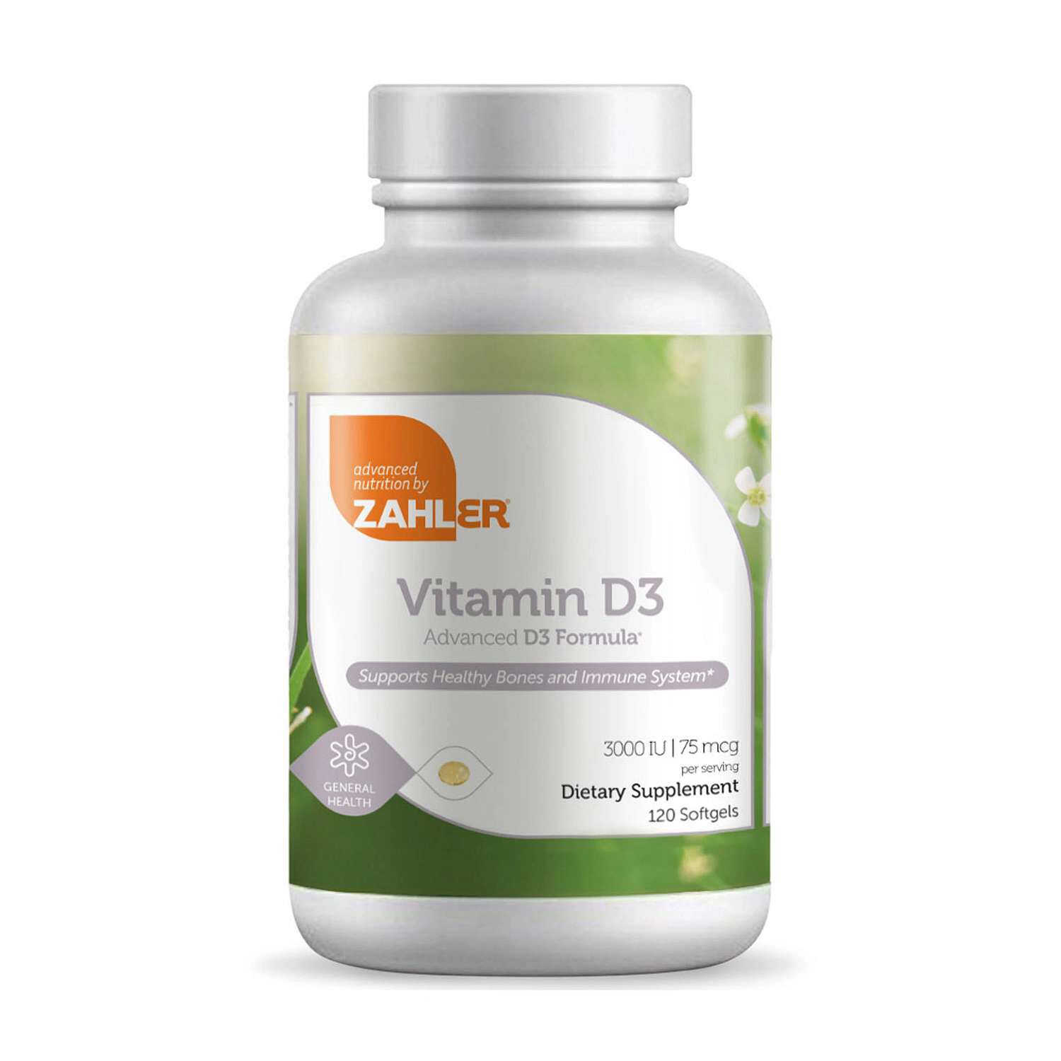 Vitamin D3 3000 Iu Healthy - 120 Softgels (120 Servings)