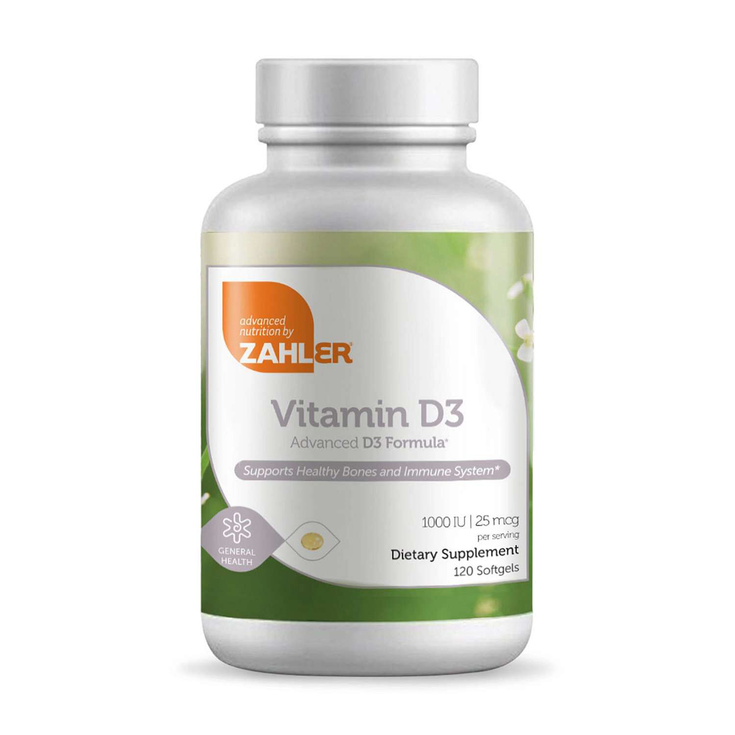 Vitamin D3 1000 Iu Healthy - 120 Softgels (120 Servings)