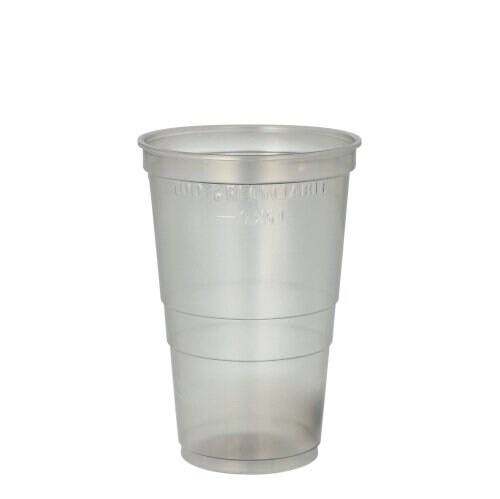 Papstar 1.058 Mehrweg-Trinkbecher PP 0,25 l Ø 7,8 cm · 10,4 cm grau Image