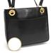 Gucci Bags | Auth Gucci Circle Logo Shoulder Bag Shoulder Bag Black Leather | Color: Black | Size: W:8.7"H:7.1"D:3"
