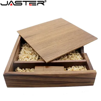 JASTER USB 3.0-Flash-Laufwerke aus Holz, Ahorn-Album, UAB+ Box-Stick, 32 GB, 64 GB, Fotografie, Image
