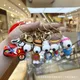 Kreative Karikatur niedlichen PVC snoopy Auto tasche Puppe Schlüssel bund Anhänger Schmuck Geschenk