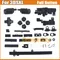 1set für nintendo 3ds xl ll schwarz r & l knopf teile d pad abxy home volle tasten für 3dsxl 3dsll ersatz