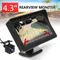4,3 Zoll TFT LCD Auto HD Monitor Rückfahrkamera Sicherheitsdisplay für Reverse Backup Parkkamera Laufwerksrekorder