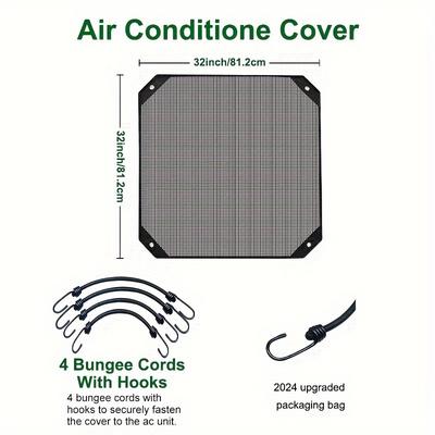 1pc Heavy Duty Mesh Air Conditioner Shield For Out...