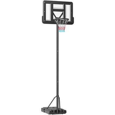 Sportnow - 2-in-1 Basketballständer, 195-370 cm Höhenverstellbarer Basketballkorb mit Ständer,