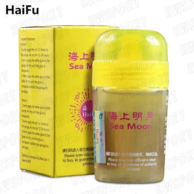 HAIFU SEA MOON Table Tennis Booster Professional Ping Pong Boosting Oil with Brush Table Tennis
