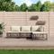 4 pz Set Divani da Giardino,Salotti da Giardino,Set Mobili da Giardino con Cuscini Antracite in