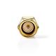 Nedis SMA Adapter - SMA-Buchse Reverse Polarity - SMA-Stecker - Vergoldet - 50 Ohm - Gerade - Kupfer - Gold - 2 Stück - Box