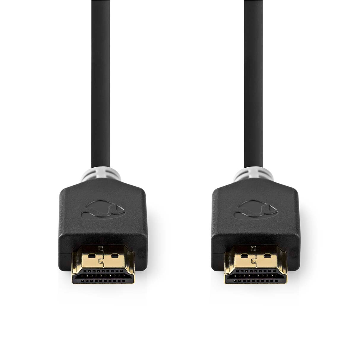 Nedis High Speed HDMI Kabel mit Ethernet - HDMI Stecker - HDMI Stecker - 4K@60Hz - ARC - 18 Gbps - 7.50 m - Rund - PVC - Anthrazit - Box Image