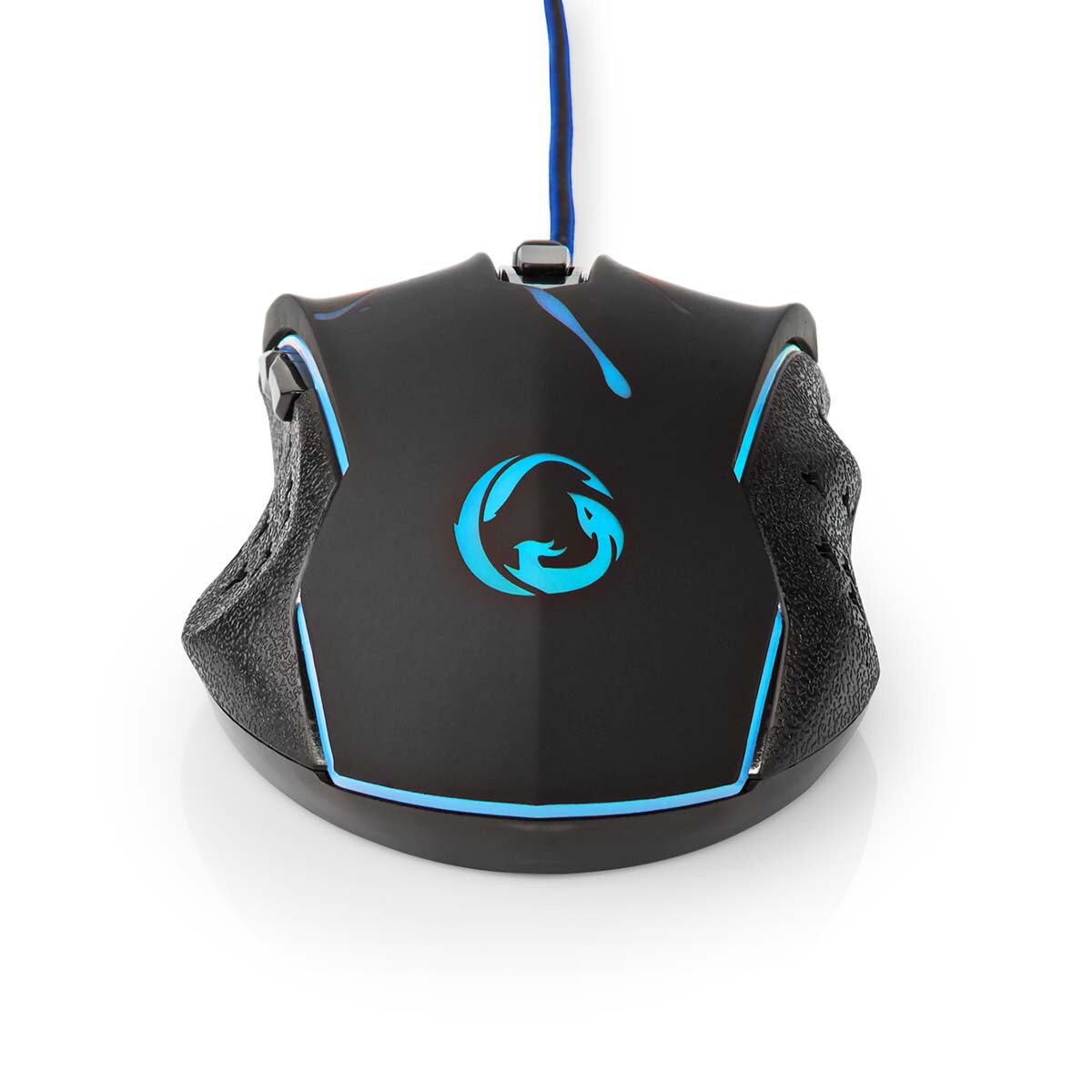 Nedis Gaming Mouse - Verdrahtet - 1200 / 1800 / 2400 / 3600 dpi - Einstellbar DPI - Anzahl Knöpfe: 6 - Programmierbare Tasten - Rechtshändig - 1.50 m - LED Image