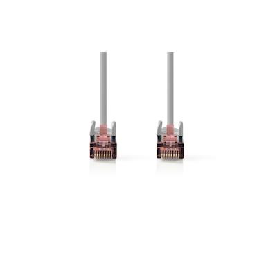 Nedis CAT6-Netzwerkkabel - RJ45 Stecker - RJ45 Stecker - S/FTP - 5.00 m - Rund - LSZH - Grau - Label Image