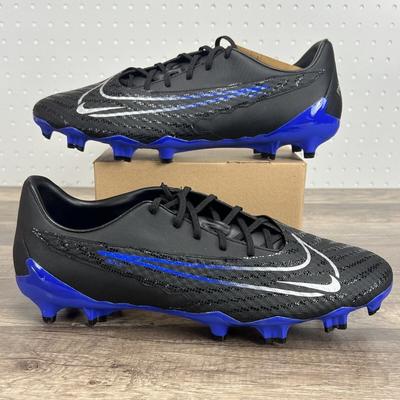 Nike Shoes | Nike Phantom Gx Academy Fg Mg Black Blue Soccer Cleats Mens Size 12 Dd9473 040 | Color: Black/Blue | Size: 12