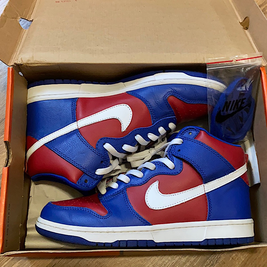 Nike Shoes | 2003 Nike Dunk High La Clippers Varsity Red Sport Royal | Color: Blue/Red | Size: 9
