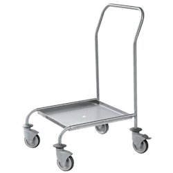 Wagen zum stapeln von körben von 500x500 mm (mit griff) - 730x630x1050 mm - 91010620 Eurast Image