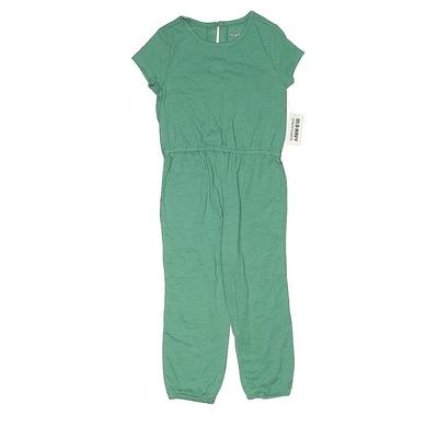 Old Navy Jumpsuit: Green Solid Skirts & Jumpsuits - Size 3Toddler