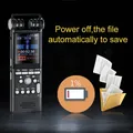 Registrazione vocale professionale registratore Audio digitale attivato Usb Non-stop 100hr Pcm 1536kbps microfono esterno 8GB/16GB/32GB