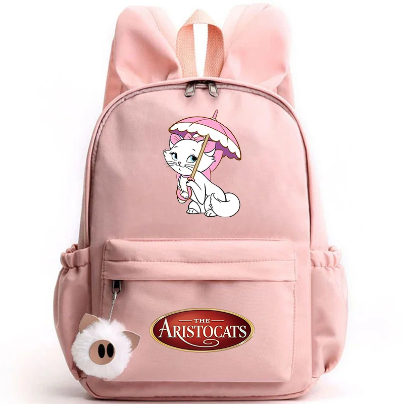 Disney les aristochats Marie chat sac à dos pour filles garçons adolescent enfants sac à dos décontracté sacs d'école voyage sacs à dos Mochila