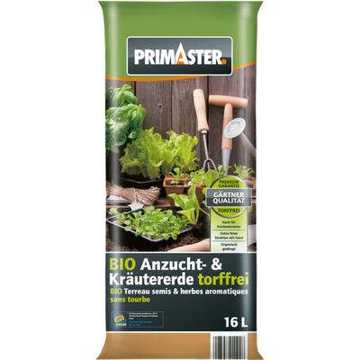 Bio Kräuter- & Anzucht Erde torffrei 16 l - Primaster