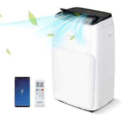 Costway - Heizkörper 5in1 mobile Klimaanlage leise, 14000BTU Klimagerät mit Abluftschlauch Image