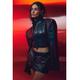 MissPap Womens Playboy Leather Look Boxy Oversized Cropped Jacket - Black - Size 6 UK | MissPap Sale | Discount Designer Brands