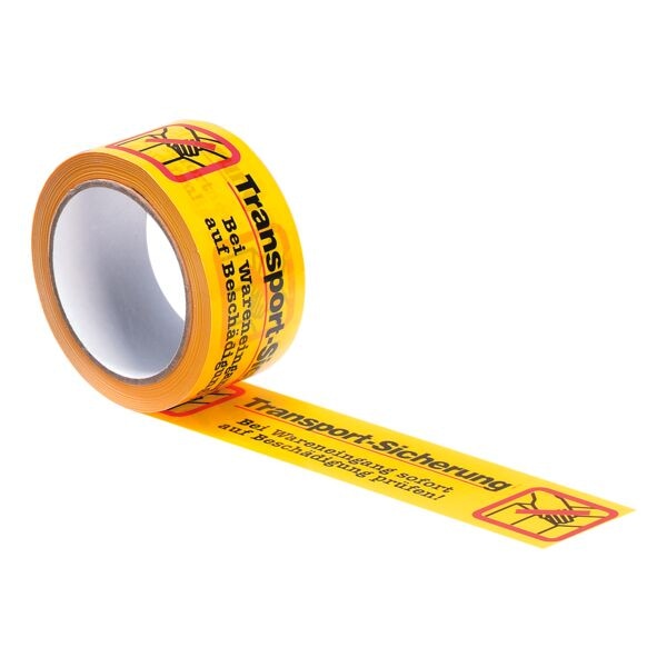 Supra Ratiopac PP-Signalklebeband »Transport-Sicherung« schwarz Image