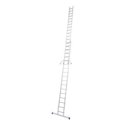 Krause Schiebeleiter »STABILO« 2x 18 Sprossen grau, 525 cm