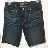 American Eagle Outfitters Shorts | Euc American Eagle Super Stretch Bermuda Shorts Sz. 14 | Color: Blue | Size: 14