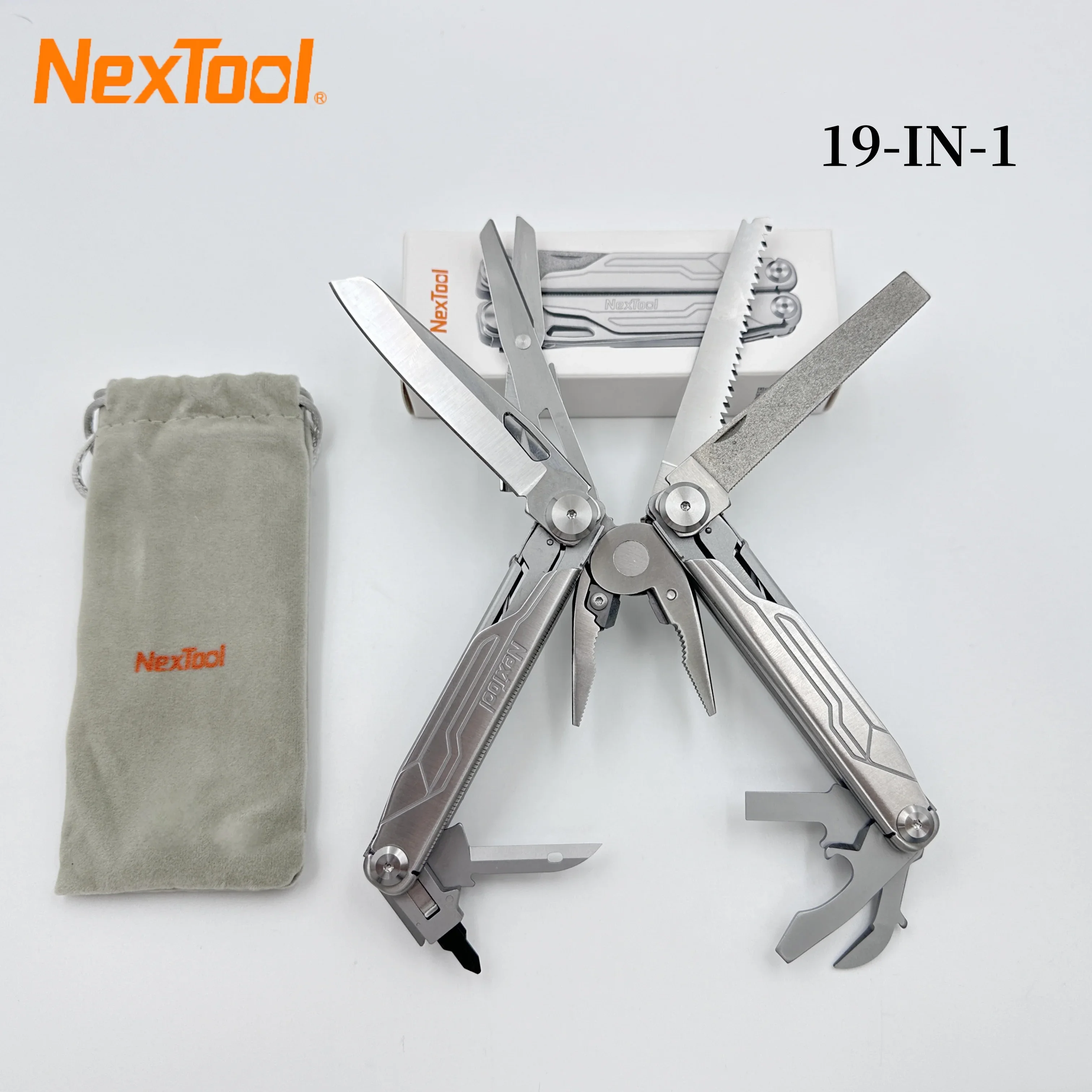 NexTool 19-in-1 Captain Multitool EDC Taschenmesser Klappbares Survival-Handwerkzeug mit Säge Camping Outdoor Multitool Image