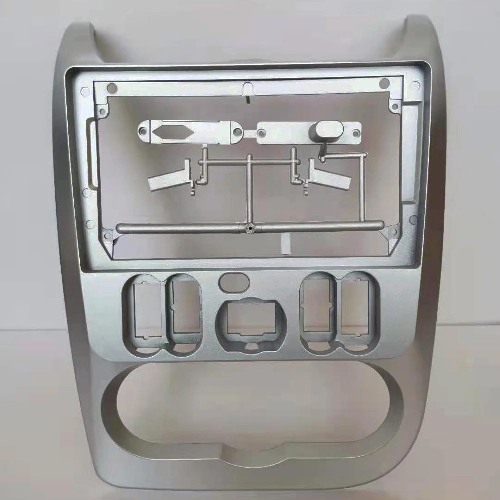 2-DIN-Autoradio-Blende für RENAULT Logan Sandero DACIA Duster Double DIN Radio Fascia Rahmenadapter CD-Panel Dash Trim Lünette Image