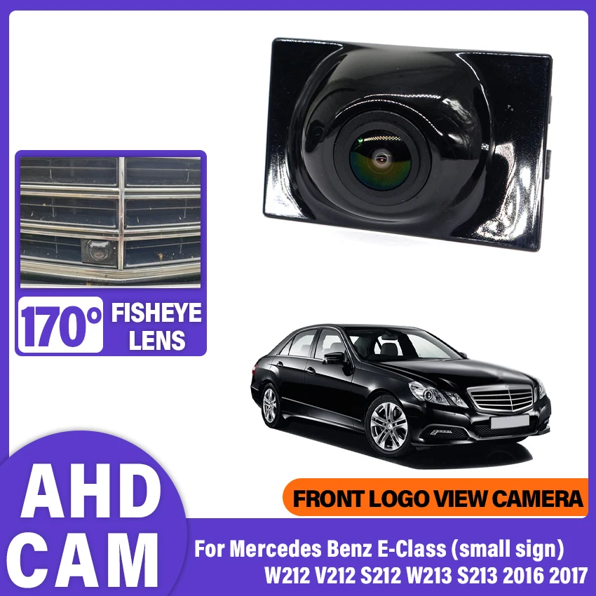 Auto Vorderansicht Kamera HD CCD Nachtsicht Hinten Kamera Für Mercedes-Benz E-Klasse (kleines Zeichen) W212 V212 S212 W213 S213 2016 2017 Image