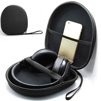 Tragbare stoßfeste Kopfhörer-Tragetasche Headset-Aufbewahrungstasche Hartschale Kopfhörer-Zubehör Image