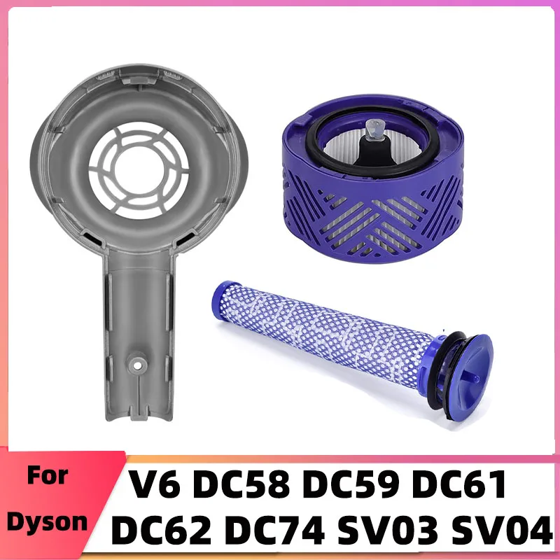 Motor-Rückabdeckung für Dyson V6 DC58 DC59 DC62 DC72 DC74 SV03 SV04 SV05 SV06 SV07 SV09 Staubsaugerzubehör HEPA-Filter Image