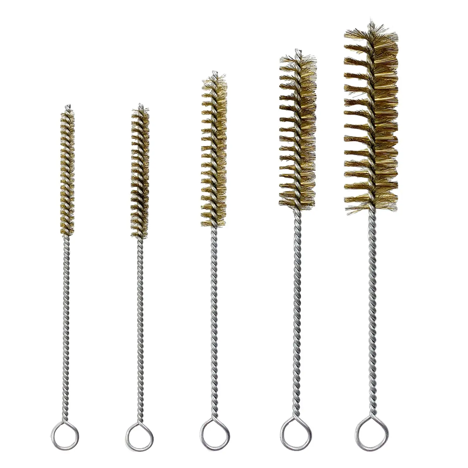 Rohrreiniger-Bürste mit Kupferborsten, Mehrzweck-Metalldrahtbürste, flexible Abflussbürste für Waschbecken, Sanitär, langlebiges Zubehör