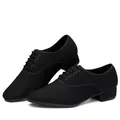 Sneaker Jazz moderna da uomo per uomo professionale nero Oxford tomaia Salsa latina scarpa Plus Size