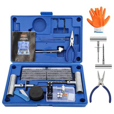 Hengda - 73 tlg. Reifen-Reparatur-Set Flicken Satz kfz Reifen Pannenset Roller Motorrad Image