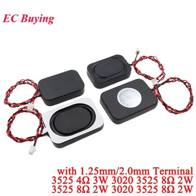 2Pcs/1pc 3525 2030 4 ohm 3w 8 ohm 2W Speaker 2535 3020 Cavity 4Ω 8Ω 2 3 Watt BOX Bluetooth- Audio