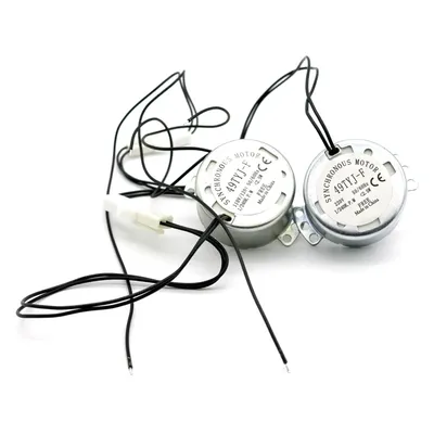 2 pcs Automatic Incubator motor 1 / 240rpm egg turning motor for incubator Turn the eggs tray 110V /