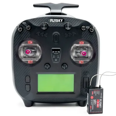 FLYSKY FS-ST8 ST8 2.4G 10CH ANT RGB Assistant 3.0 Radio Transmitter FS-SR8 SR8 Receiver for RC Airplane Car Boat Robot FPV Drone