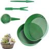 Zxpasra - GROOFOO2 pcs Tamis à Sable en Plastique 21 × 5.5cm Tamis de Jardin Rond Pratique Tamis