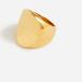J. Crew Jewelry | J.Crew Metal Signet Ring | Color: Gold | Size: 6
