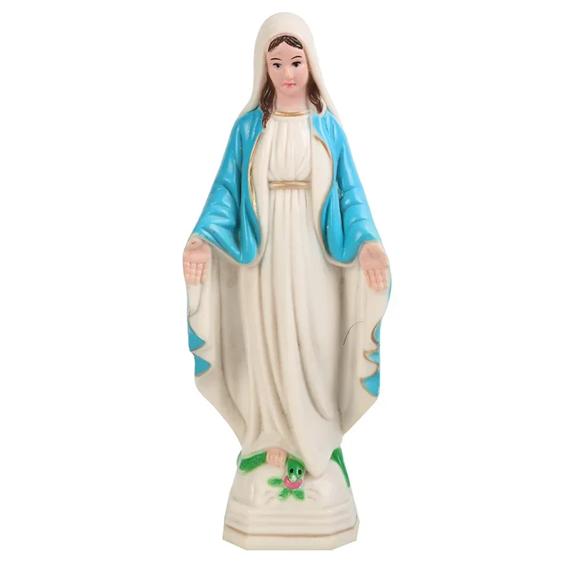 Statua cattolica maria Madonna fatta a mano statua della vergine maria gesù decorazioni per la casa regalo ornamento europeo cristiano