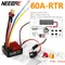 Neebrc wasserdicht 60a gebürstet esc 6v/3a bec eingebaut 3 Modi AJL-6860-RTR 2-3s für rc Auto 540/550/750 Motoren Fahrzeuge Boots tank