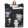 Tokio Hotel Tom Kaulitz Merch Blankets Smile Bed Throw Blankets Relax Warm for Car Lea Piece